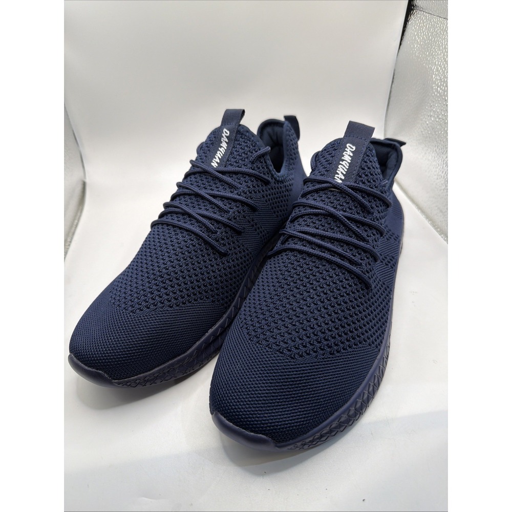 Damyaum Men's Tennis Navy Mesh Breathable Lightweight Running Sneakers‎ Size 11